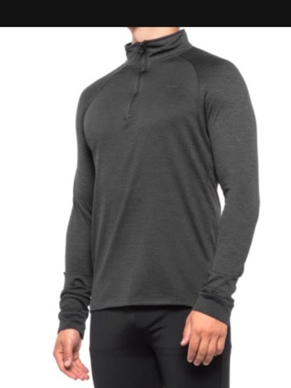 Men's Skora Brushed Honeycomb Shirt Quarter Zip Neck Long Sleeve XL NWT